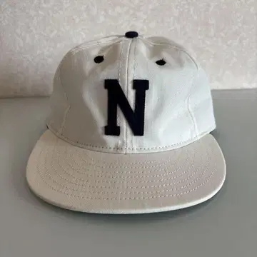 화이트 N 자수 야구 모자 USA제