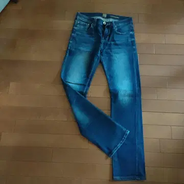 1980 20XX 백 넘버 다크 블루 데님
