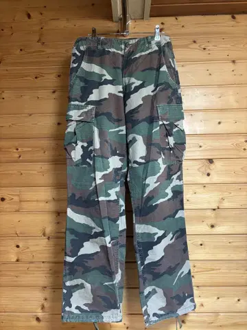 카모 패턴 카고 팬츠 허리 70~74cm