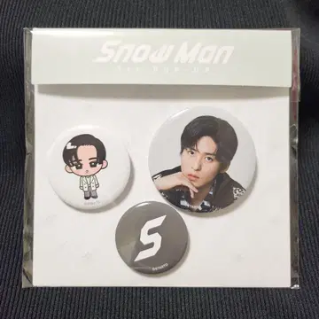 Snow Man POPUP 한국 굿즈 캔뱃지 세트 메구로 렌