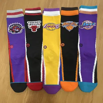 스탠스 삭스 NBA 팀 로고 삭스 5족 세트