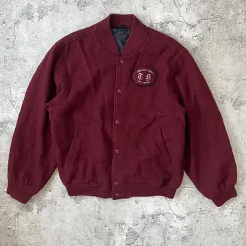 [90s VINTAGE] 히치마 옷깃 울 바시티 자켓 어워드 자켓 레트로