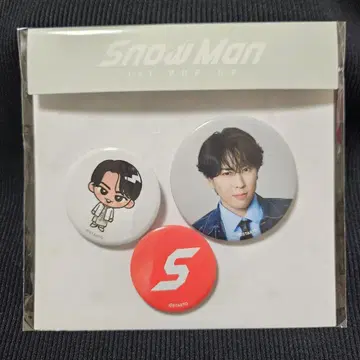 Snow Man POPUP 한국 굿즈 캔뱃지 세트 미야타테 료타
