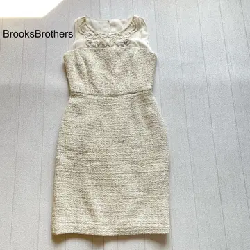 브룩스 브라더스 트위드 원피스 화이트 2