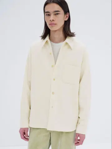 AURALEE HOMESPUN TWEED SHIRT BLOUSON