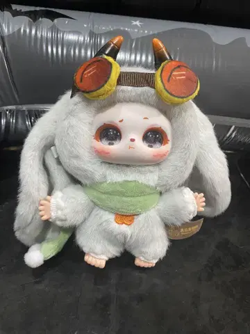 향기 나는 귀 달린 봉제 인형 그레이 상자 없음