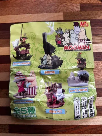 카이요도 무민 캡슐 토이 세트 전 5종