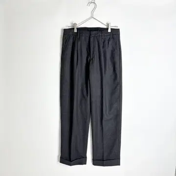 District UNITED ARROWS 라이트 플란넬 와이드 팬츠