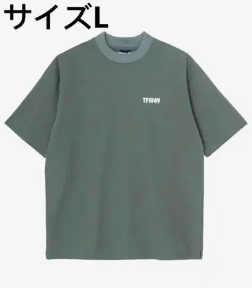 TFW49 HALF MOCKNECK TEE (KHAKI)