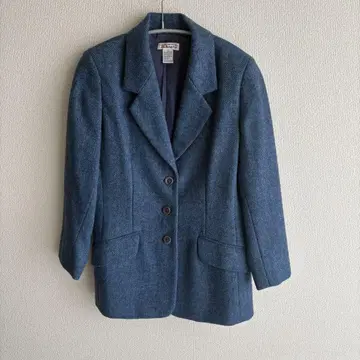 Talbots 헤링본 울 자켓 블루 4