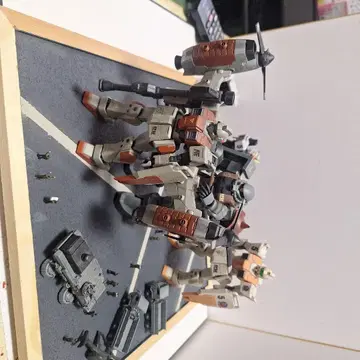 HG 1/144 짐 비행 시험 타입 디오라마