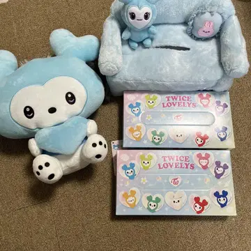 TWICE 포켓 BIG 봉제 인형 gigo 산리오 나연 세트