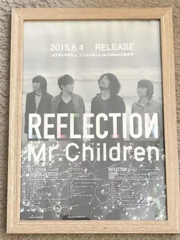 Mr.Children 포스터 REFLECTION 미스칠