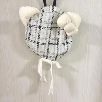 키티 베레모 화이트