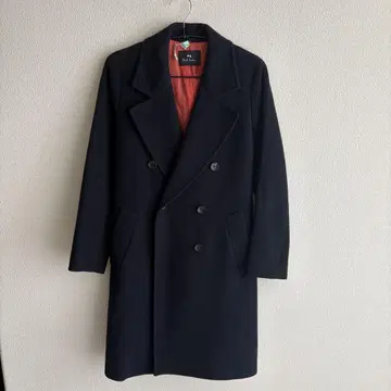 Paul Smith PS 네이비 더블 울 코트