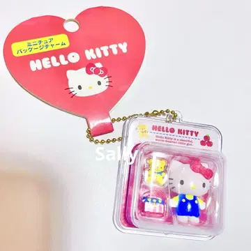 산리오 캐릭터즈 미니어처 패키지 참 헬로키티