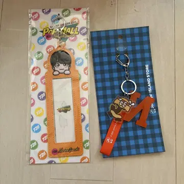 오오니시 류세이 사진 앨범 키링과 나니와단시 키링