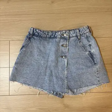 zara 데님 크로스오버 미니스코트 XS