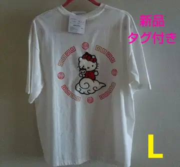 Sanrio 헬로키티 T셔츠 Kitty 팬더 차이나 키티 굿즈