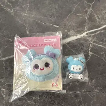 TWICE LOVERYS 봉제 인형 헤어핀 나연 GiGO 한정판