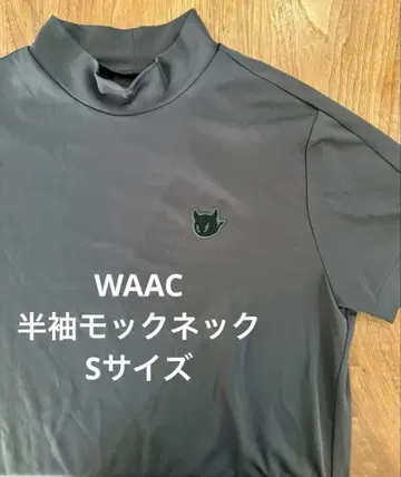 WAAC MENS 백 하니컴 반팔 모크넥 S 사이즈