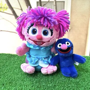 유니버설 세서미 스트릿 애비 카다비 봉제 인형 글로버 키링