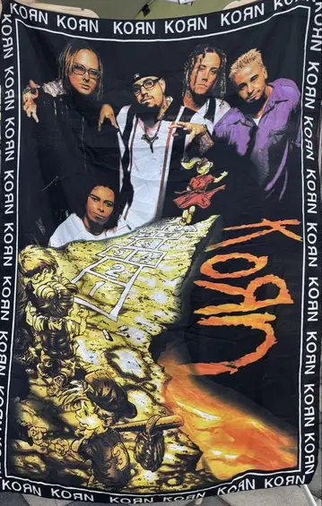 KORN 밴드 band 판매 촉진용 러그 포스터