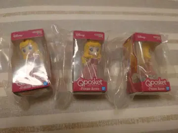 디즈니 Qposket 오로라 3체 세트 캡슐 토이