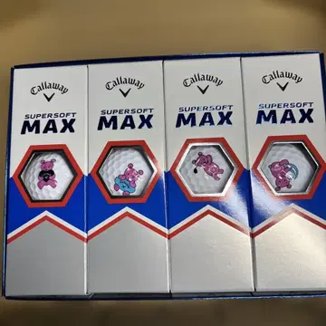 캘러웨이 골프공 SUPER SOFT MAX 베어 프린트 포함