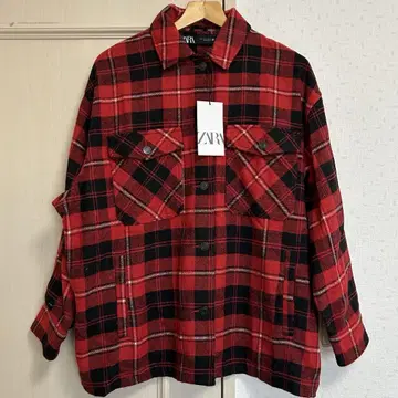 [ 새상품 ] ZARA 셔츠 자켓 체크