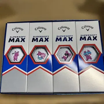 캘러웨이 골프공 SUPER SOFT MAX 베어 프린트 포함
