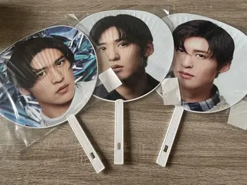 메구로 렌 부채 3개 세트