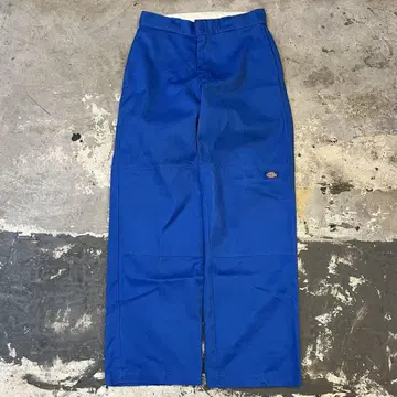 90s Dickies 더블니 팬츠 워크 팬츠 블루 멕시코제