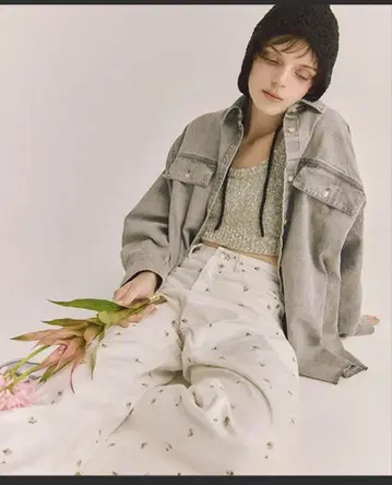 새상품 LOWRYS FARM 모듬 데님 BIG 셔츠