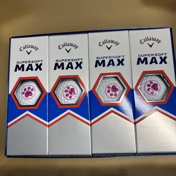 캘러웨이 골프공 SUPER SOFT MAX 발바닥 프린트 포함