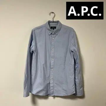 A.P.C. 버튼다운 셔츠 라이트 블루 XS