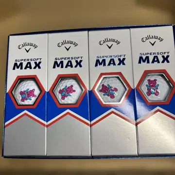 캘러웨이 골프공 SUPER SOFT MAX 베어 프린트 포함