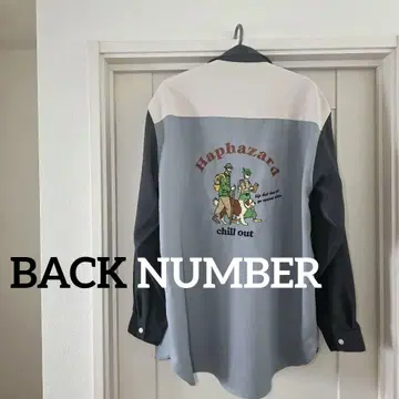 BACK NUMBER 자수 캐주얼 셔츠