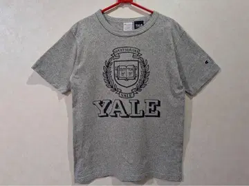 Champion T1011 티셔츠 YALE USA제 그레이