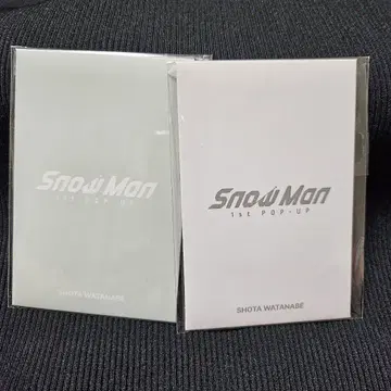 Snow Man POPUP 한국 굿즈 포토 카드팩 A+B 와타나베 쇼타