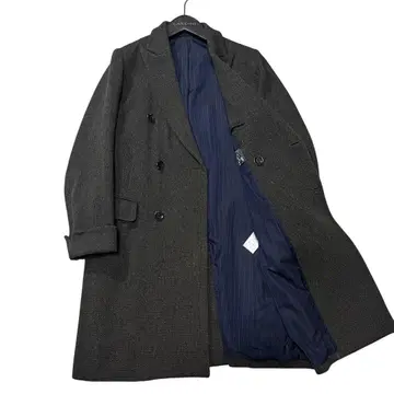 BAL 발 체스터 코트 롱 코트 더블 울 카키 사이즈 M