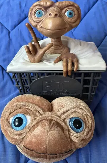 E.T. 피규어 바스켓 포함 ET 파우치 유니버셜 스튜디오