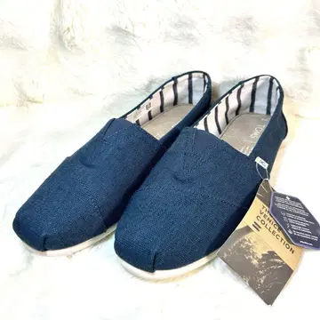 [ TOMS ] 새상품 슬립온 27cm 에스파드리유 네이비 택 포함 M9