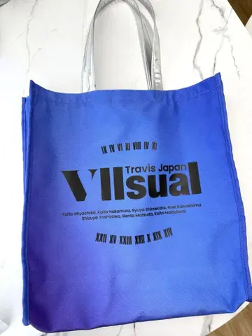 Travis Japan VIIsual 투어 굿즈 쇼핑백