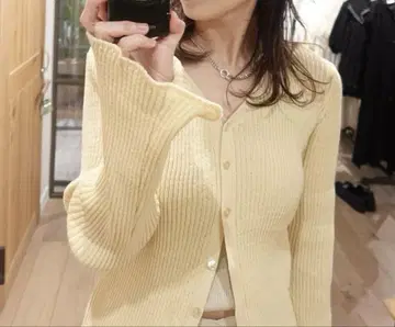 시어 리브 가디건