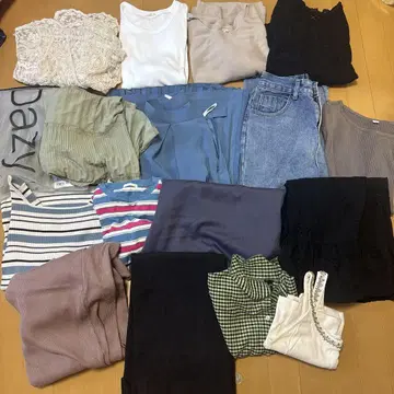 의류 묶음 판매 구제 의류 17점