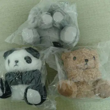키탄클럽 가챠 봉제 인형 팬더 곰 코끼리