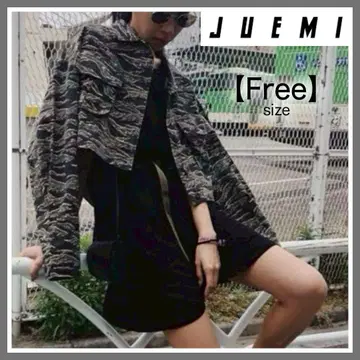 JUEMI 주에미 크롭 숏 기장 자켓 카모플라쥬 카모플라주