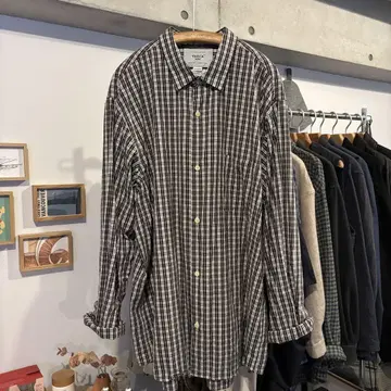 steven alan YAECA PARK 체크 셔츠