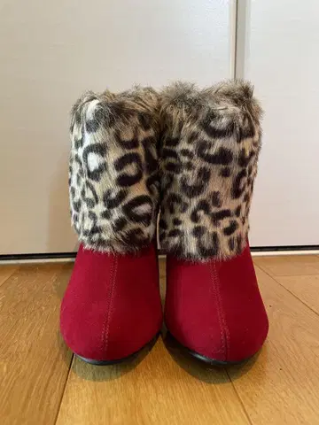 CECIL McBEE 레오파드 무늬 숏부츠 M 사이즈